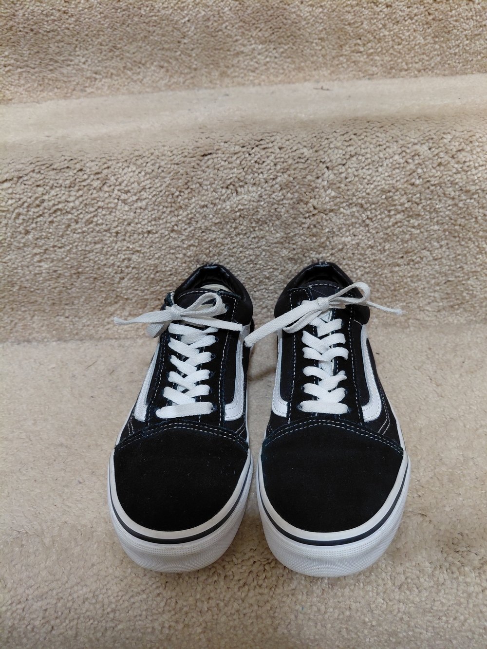 Vans Old Skool Black & White Skate Sneakers
